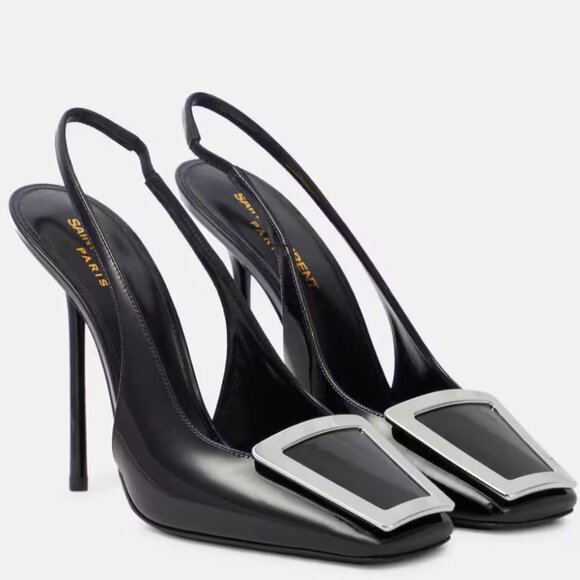 Saint Laurent 115mm slingback pumps - Picture 2 of 8